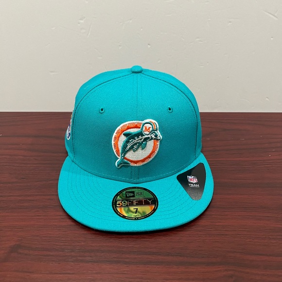 New Era, 59Fifty Fitted Hat, Miami Dolphins, 1982 Pro Bowl - Picture 1 of 10